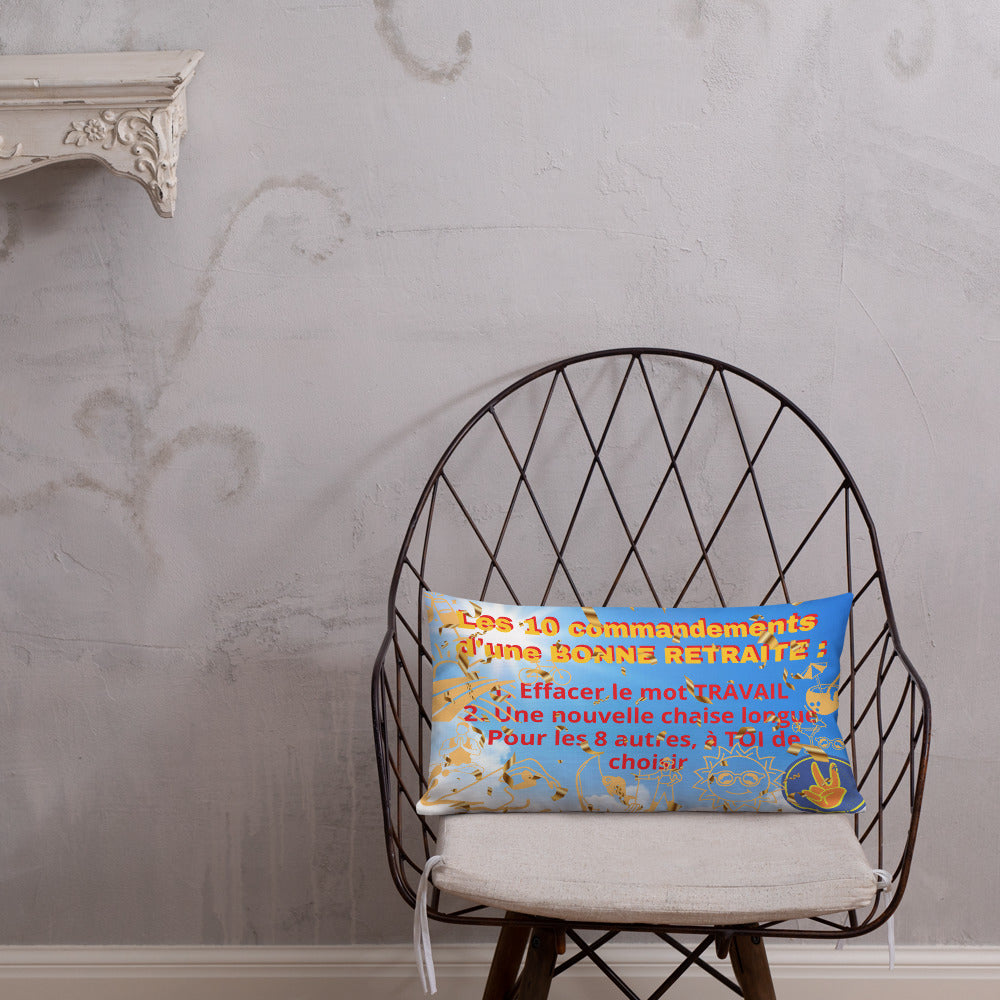 Coussin Haut de Gamme #Retraite 1