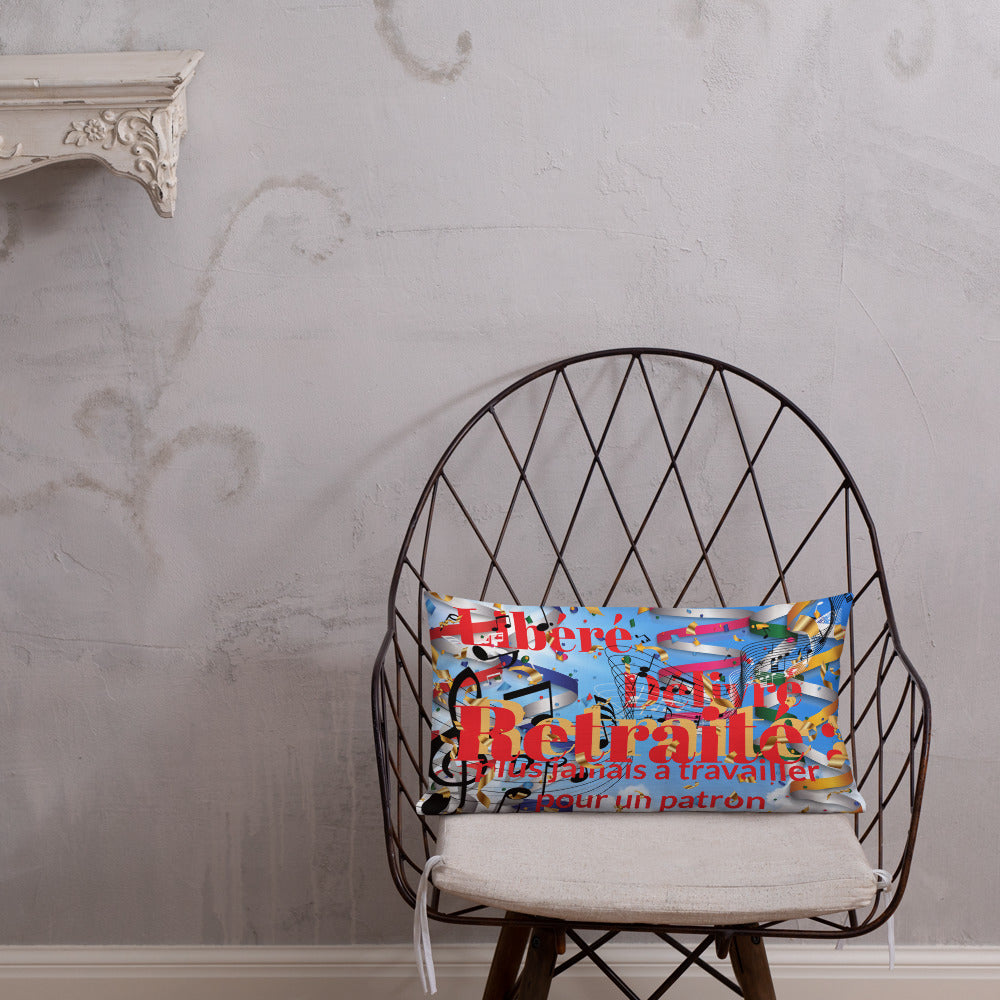 Coussin Haut de Gamme #Retraite 1