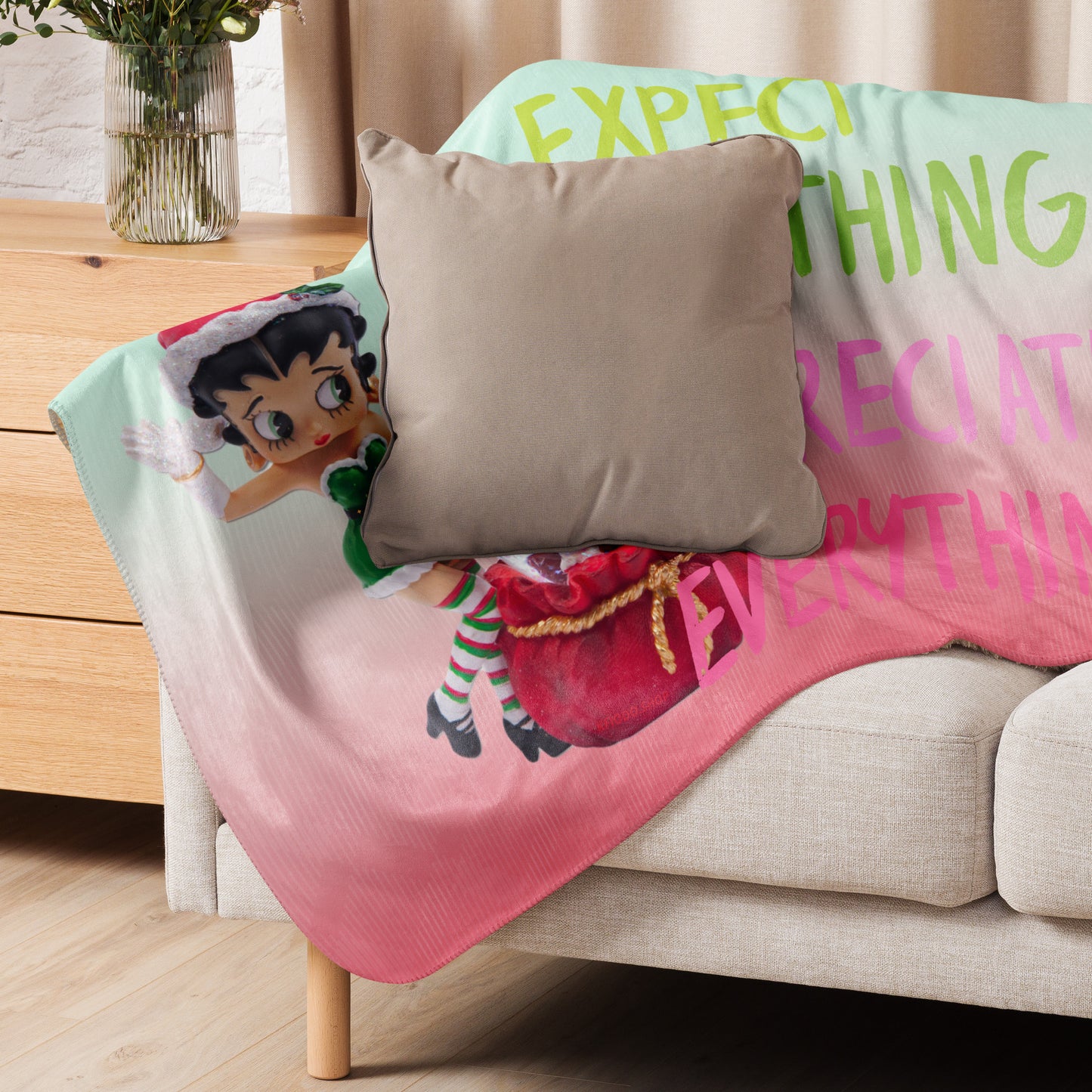 Couverture en Sherpa Betty *Noël #3 KFIODO.