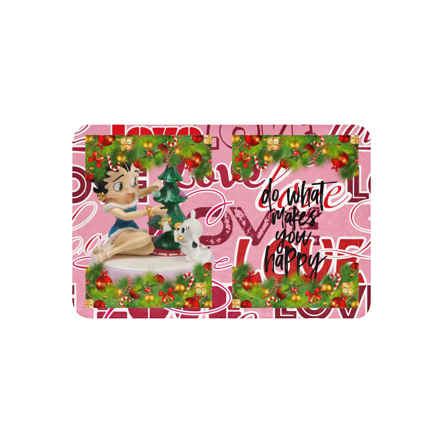 Couverture en Sherpa Betty *Noël #7 KFIODO.