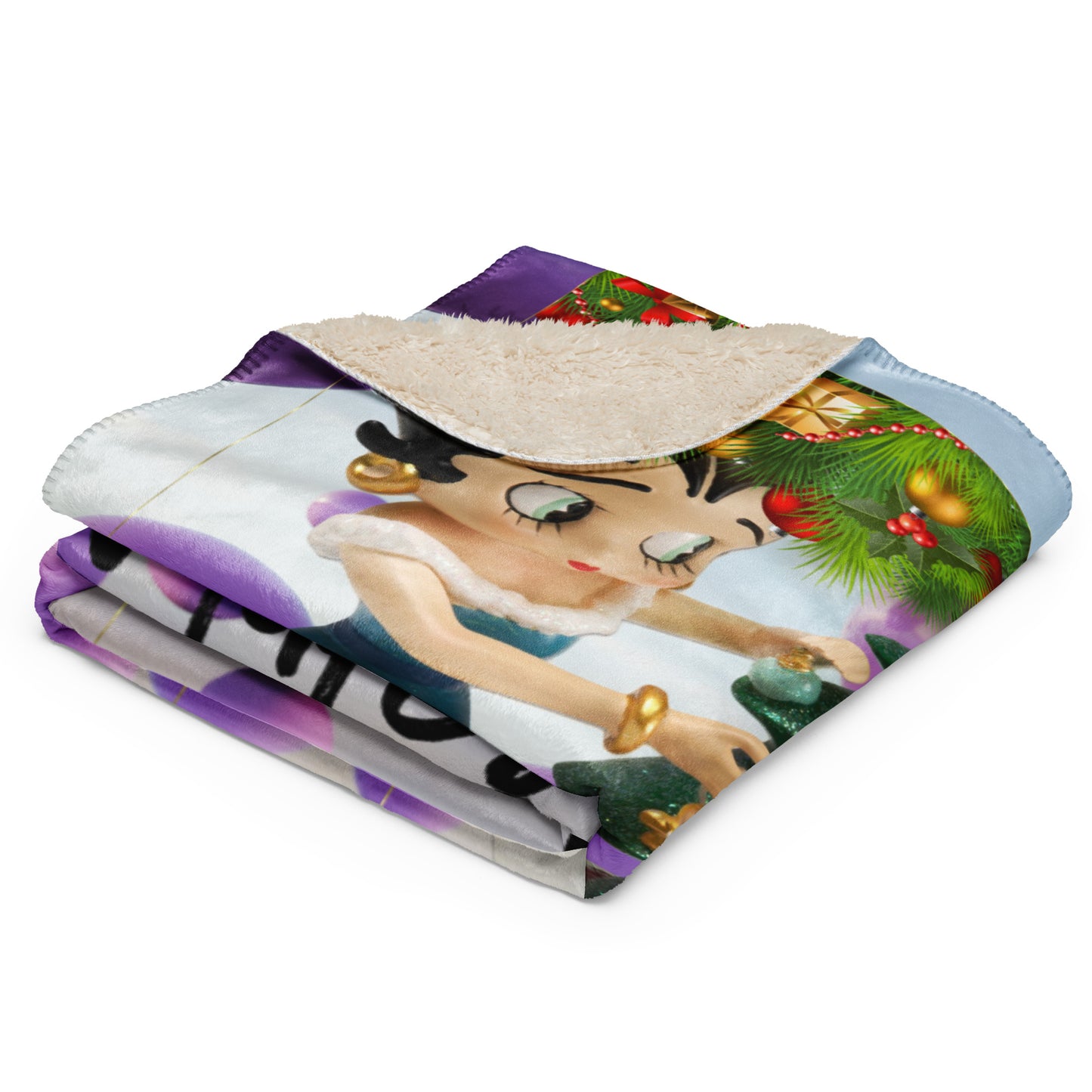 Couverture en Sherpa Betty *Noël #8 KFIODO.