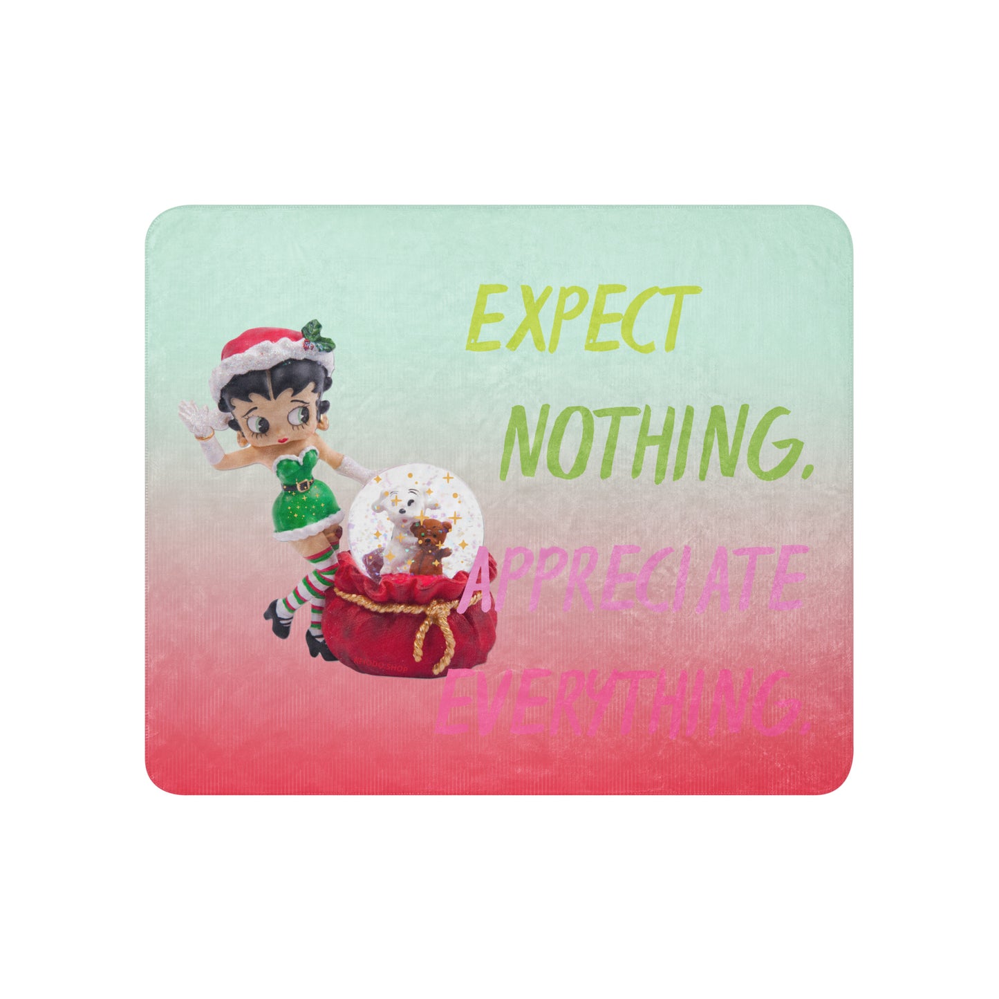 Couverture en Sherpa Betty *Noël #3 KFIODO.