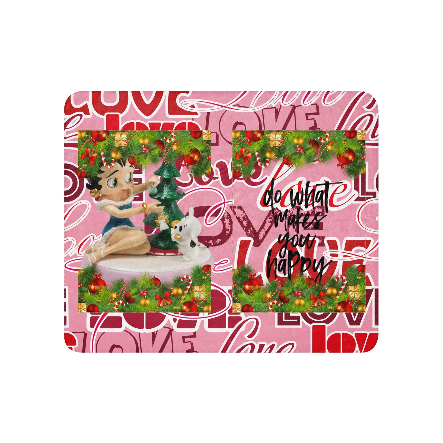 Couverture en Sherpa Betty *Noël #7 KFIODO.