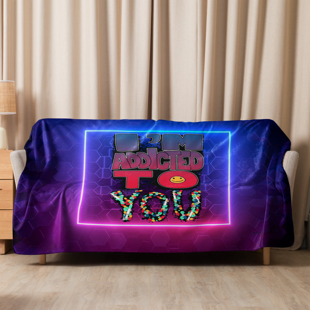 Couverture en Sherpa *Amour *Love *Coeur #10