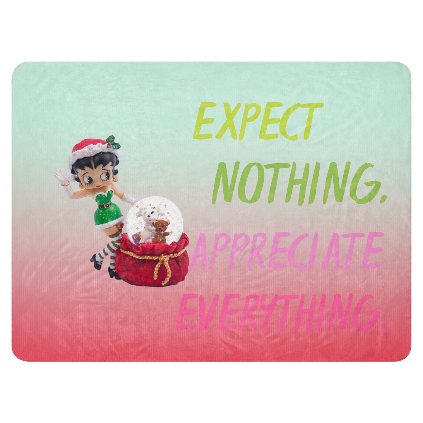 Couverture en Sherpa Betty *Noël #3 KFIODO.