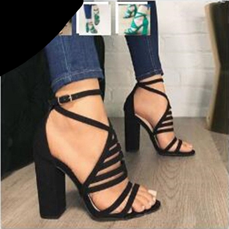 Chaussures d'été à talons