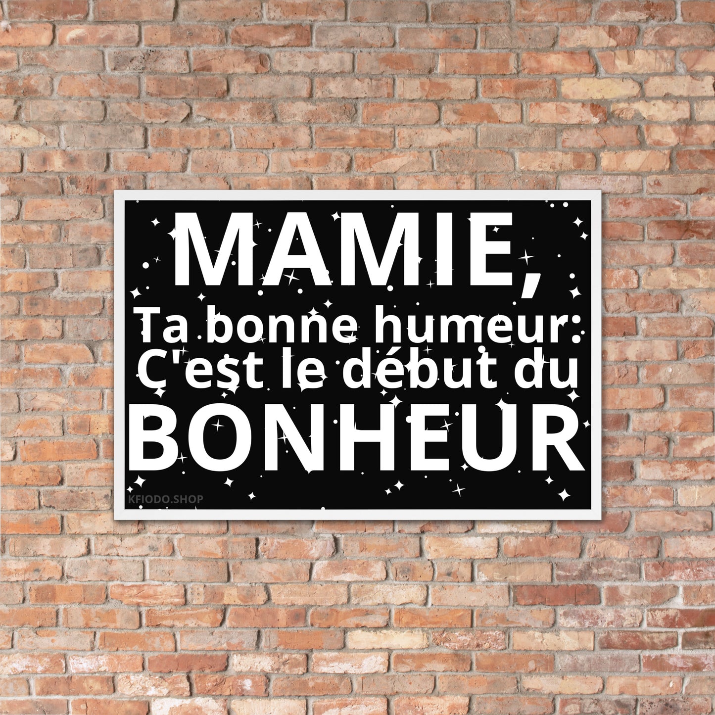 Poster Mat Encadré *MAMIE #2