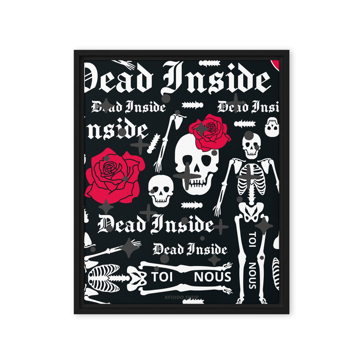 Toile encadrée *SKULL #1 *personnalisable