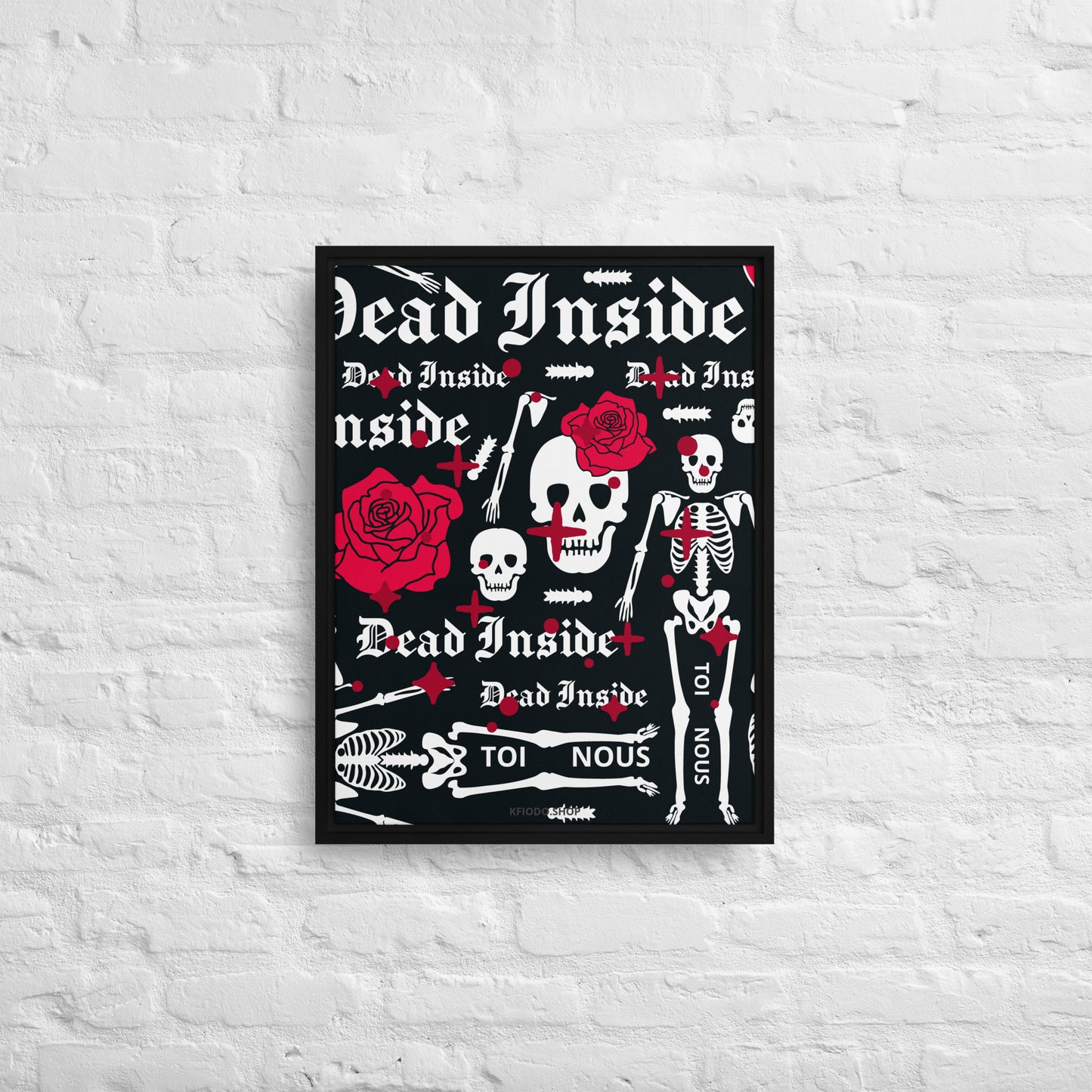 Toile encadrée *SKULL # 4*personnalisable