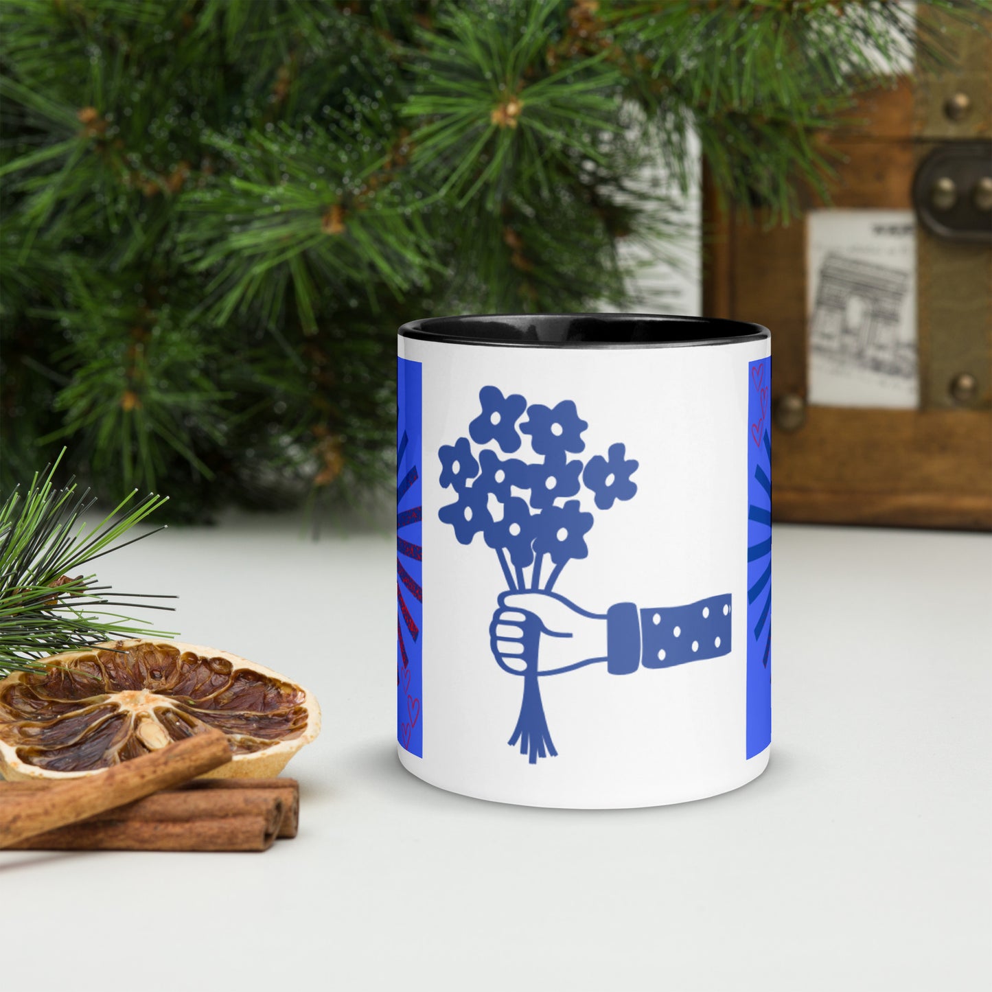 Mug *X à Intérieur Coloré