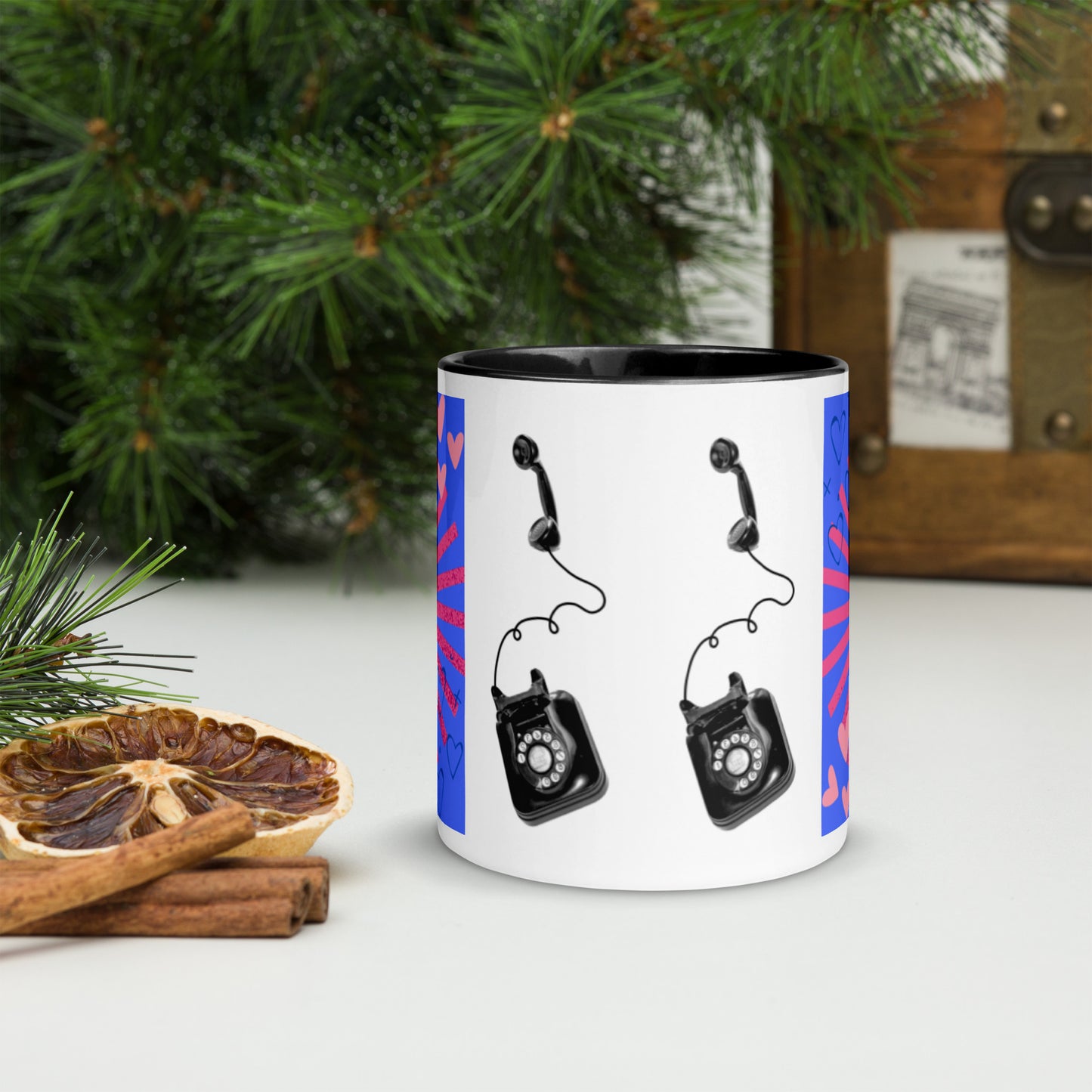 Mug *P* à Intérieur Coloré