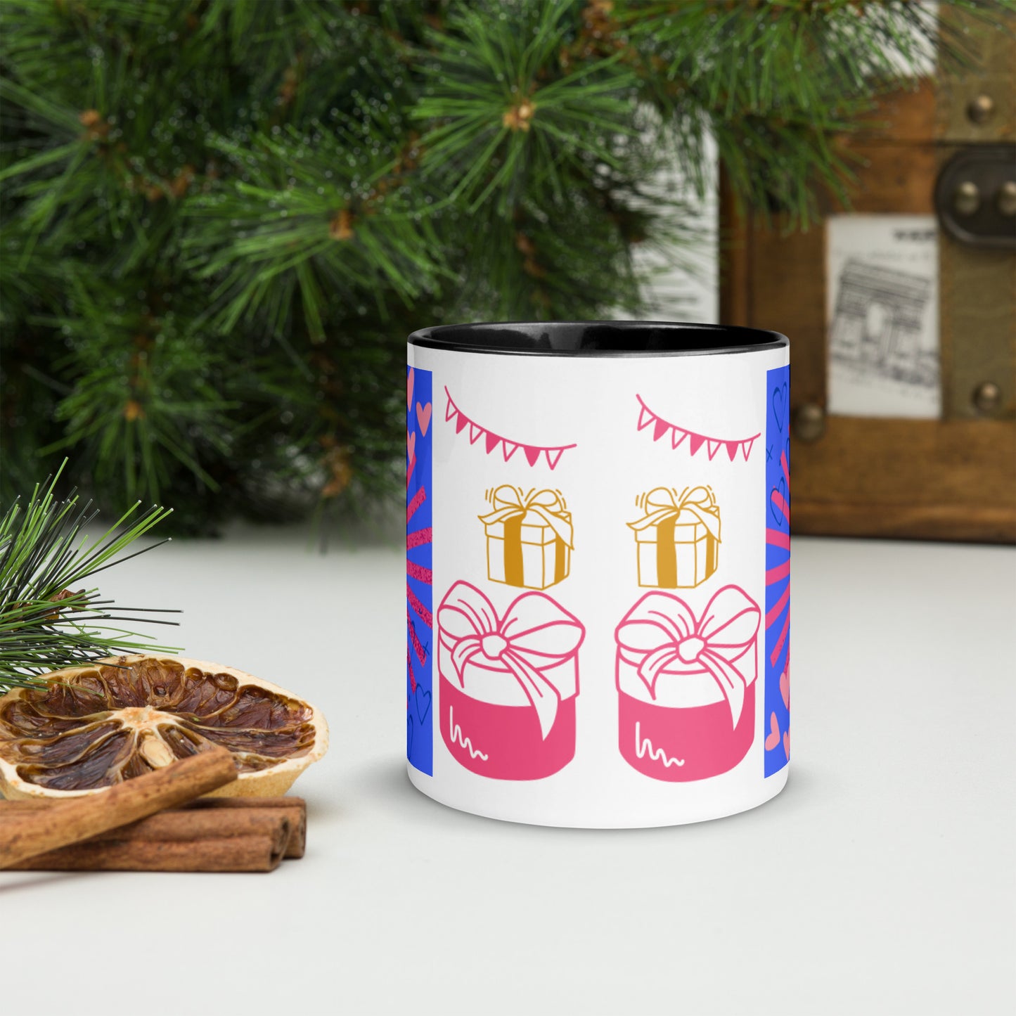 Mug *M* à Intérieur Coloré