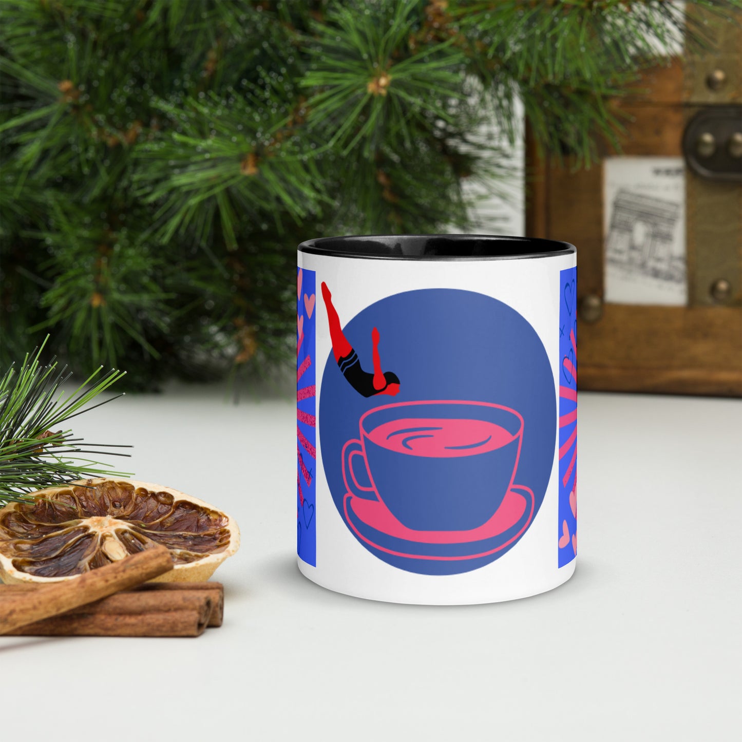 Mug *L* à Intérieur Coloré