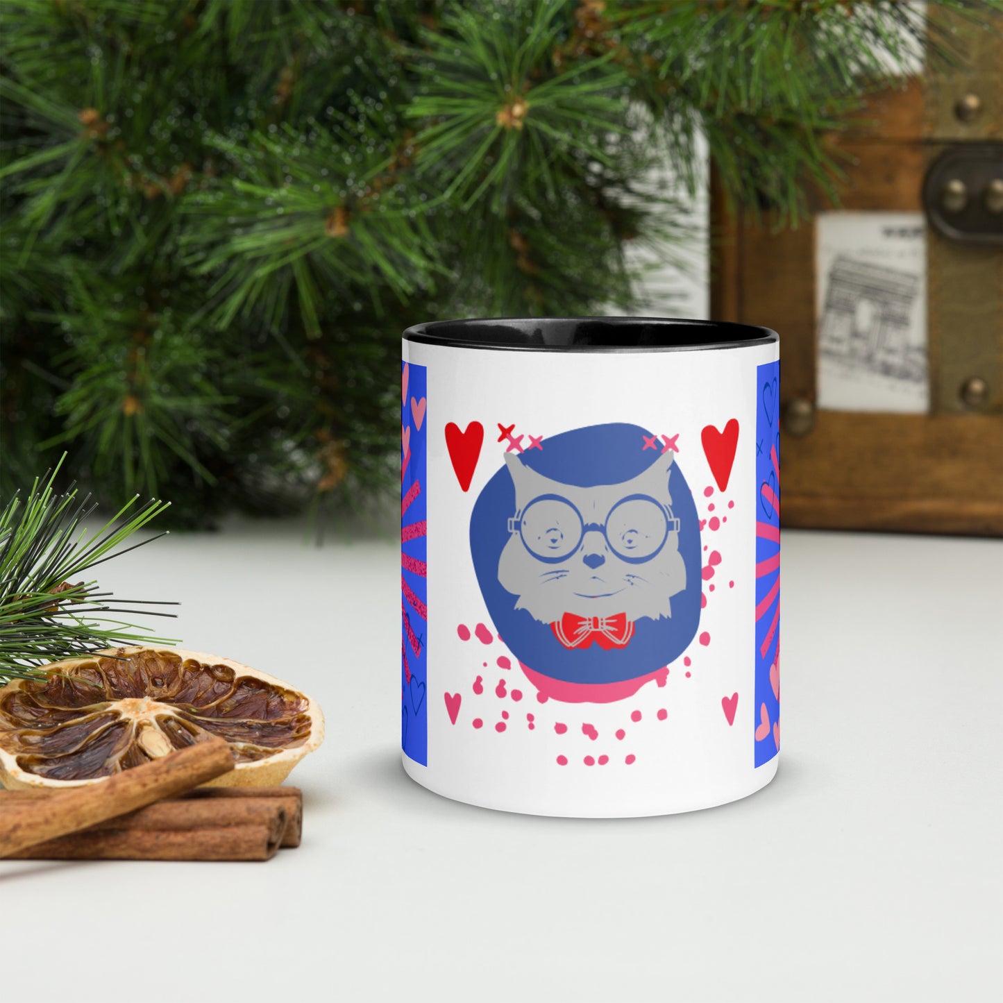 Mug *H* à Intérieur Coloré