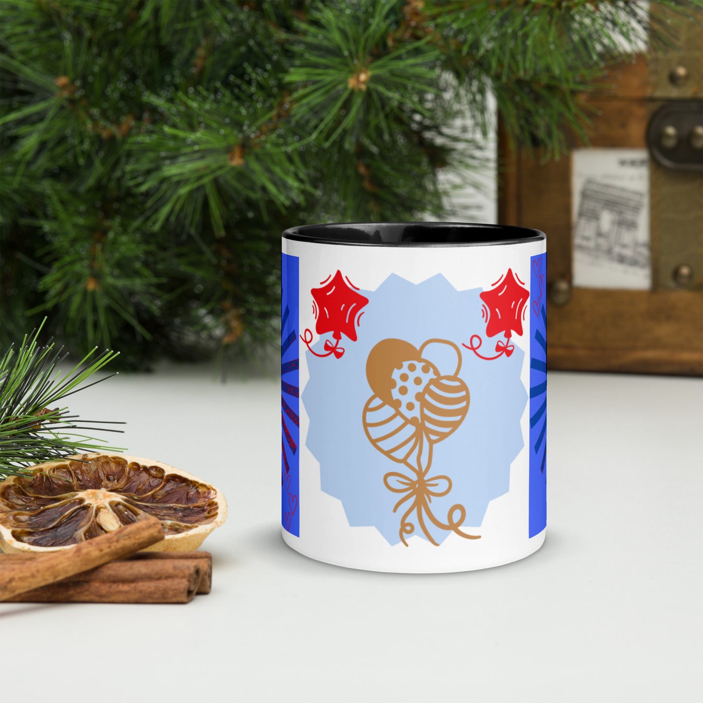 Mug *F à Intérieur Coloré