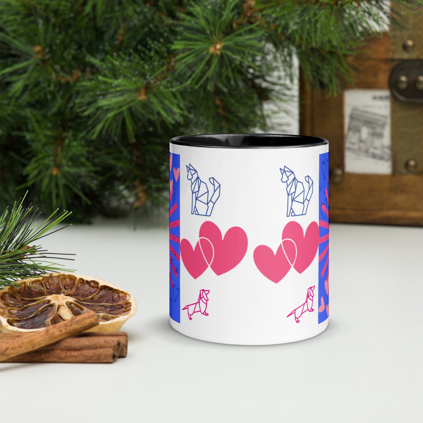 Mug *C* à Intérieur Coloré