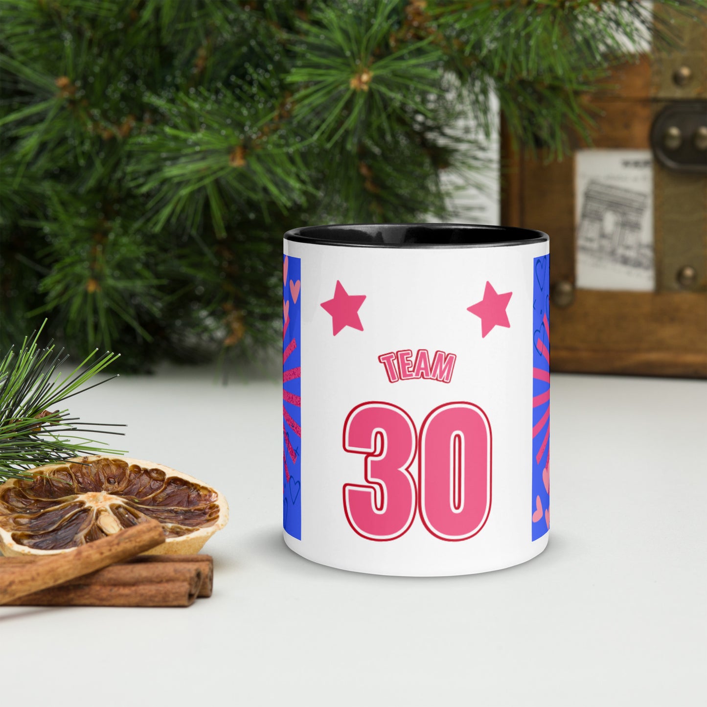 Mug *A* à Intérieur Coloré