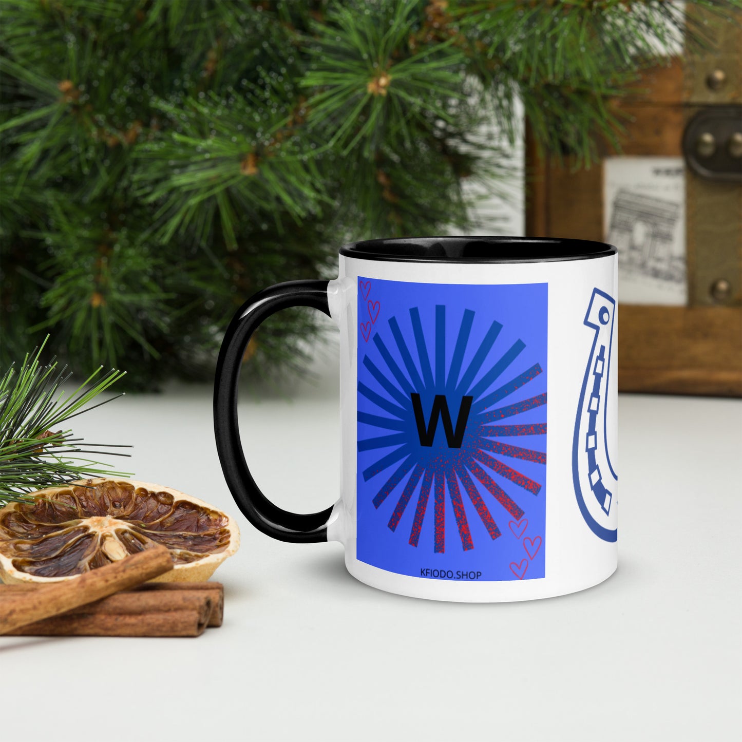 Mug *W à Intérieur Coloré