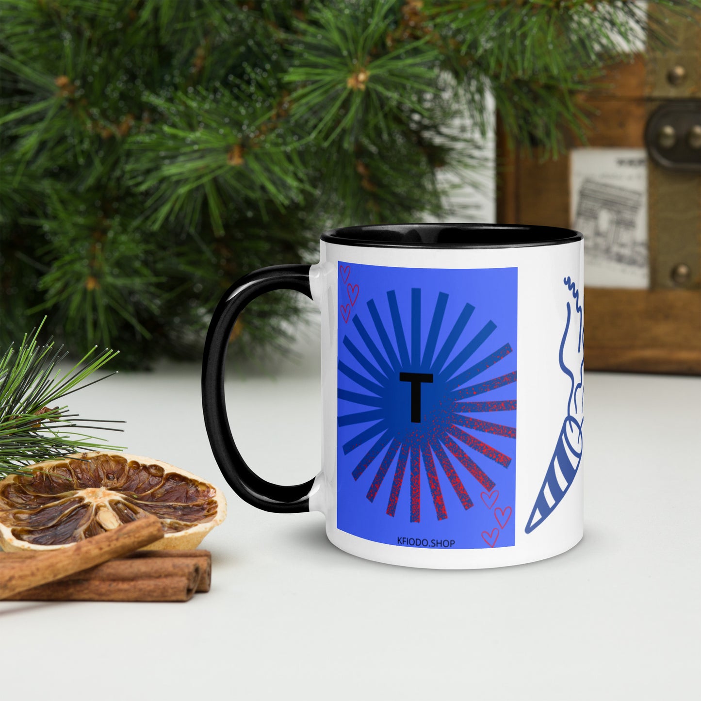 Mug *T à Intérieur Coloré