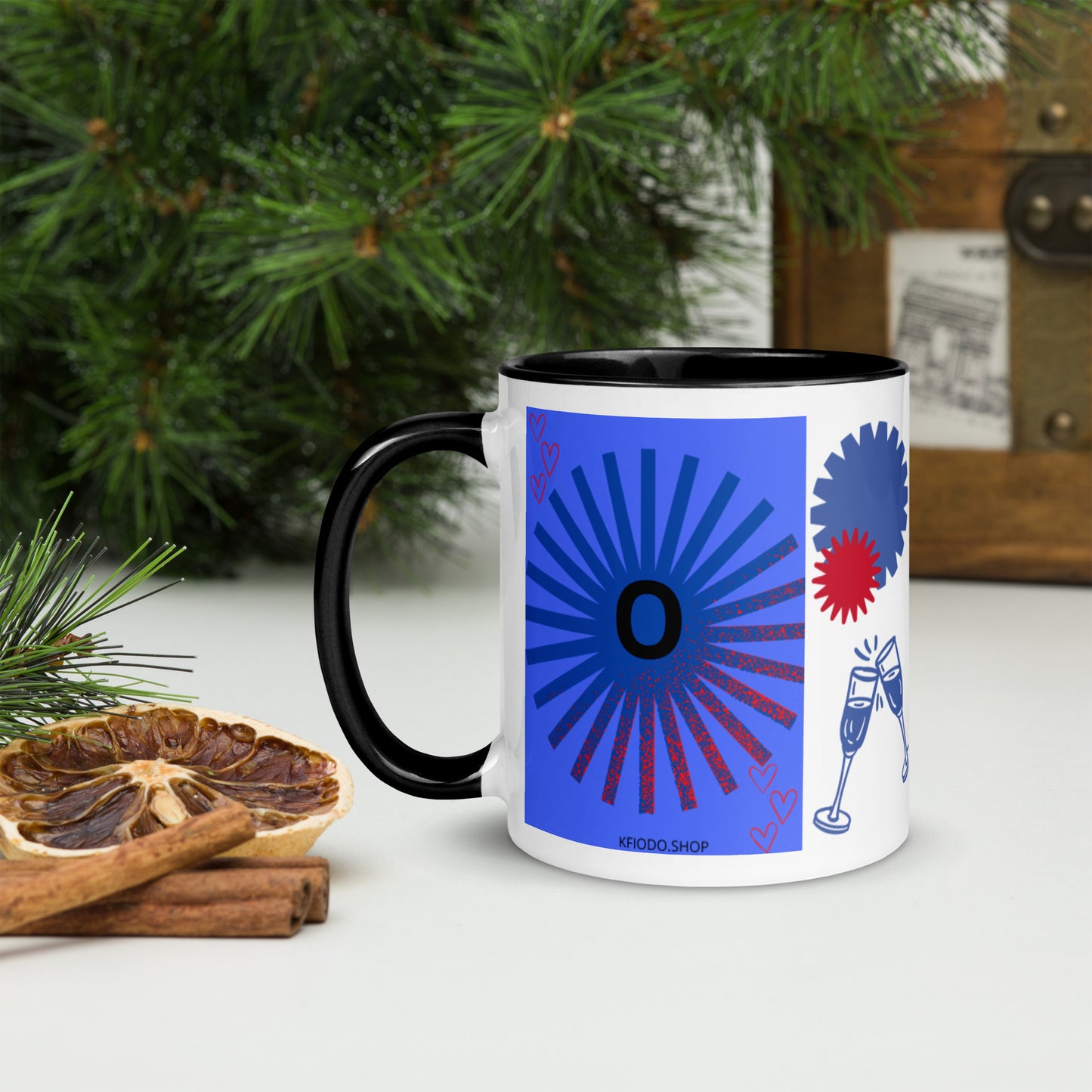 Mug *O à Intérieur Coloré