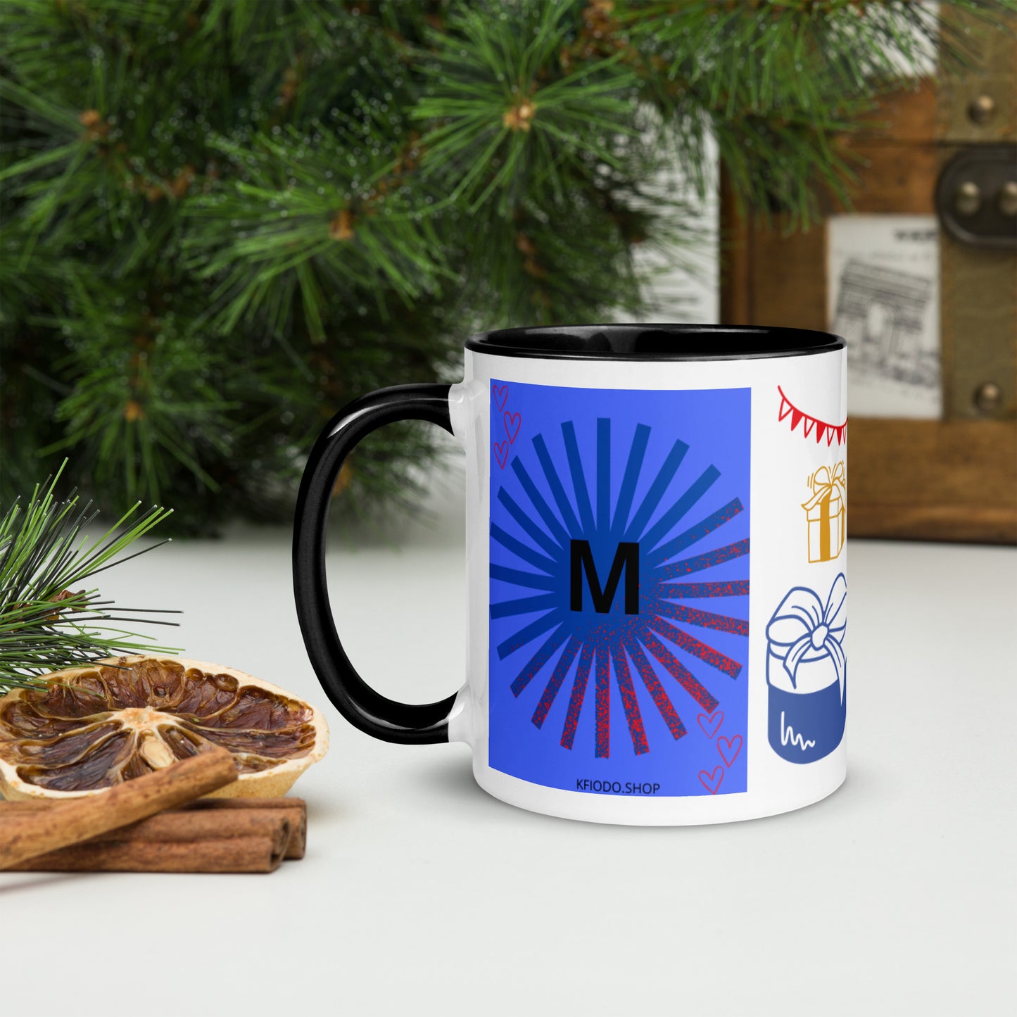 Mug *M à Intérieur Coloré