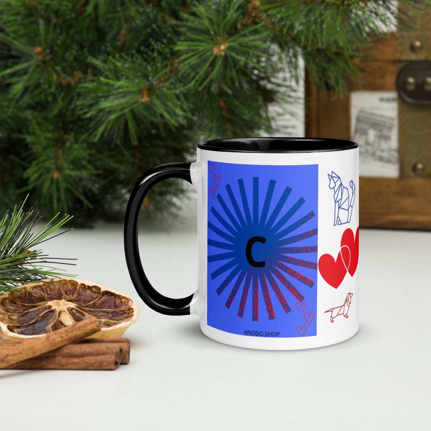 Mug *C à Intérieur Coloré