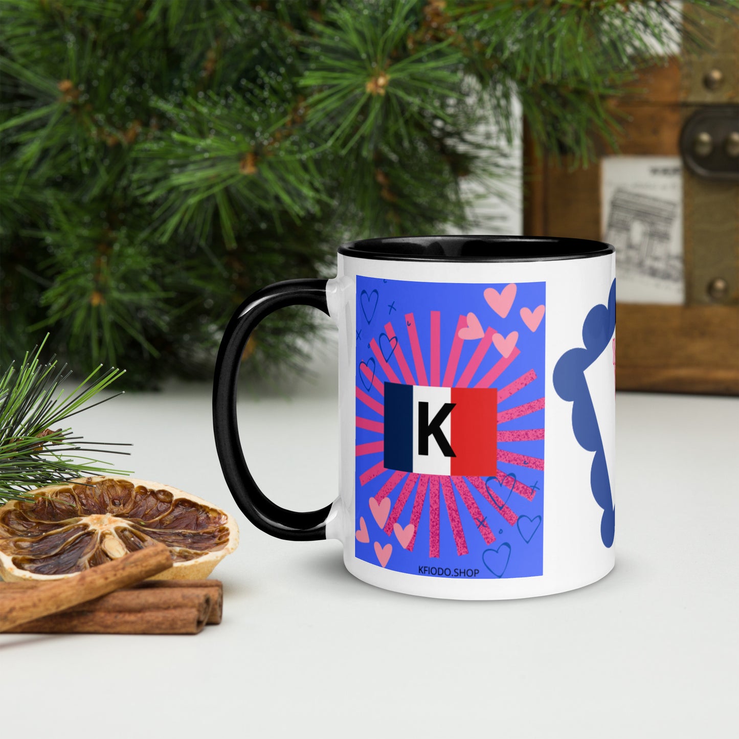 Mug *FRANCE* à Intérieur Coloré