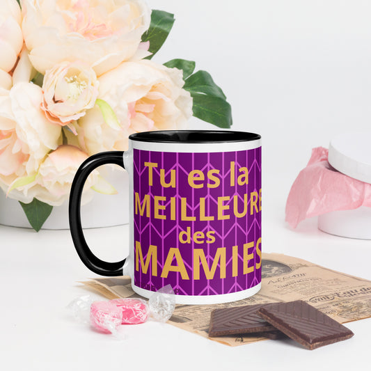 Mug à Intérieur Coloré *MAMIE #1