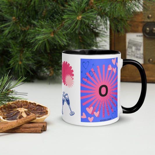 Mug *O* à Intérieur Coloré