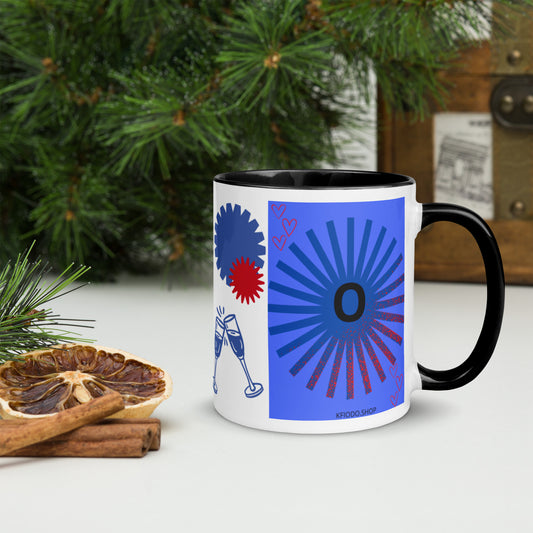 Mug *O à Intérieur Coloré