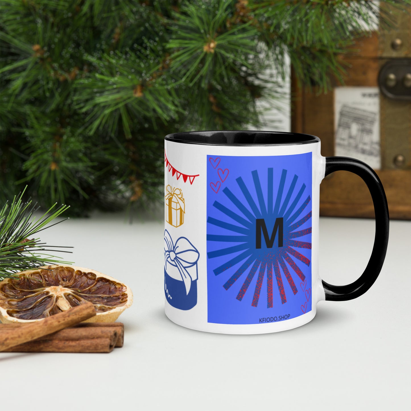 Mug *M à Intérieur Coloré