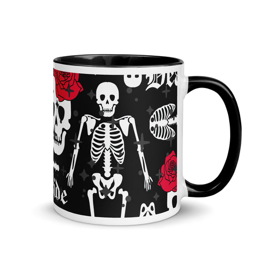 Mug à Intérieur Coloré *SKULL #10