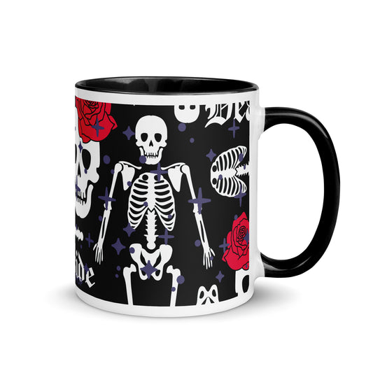 Mug à Intérieur Coloré *SKULL #11