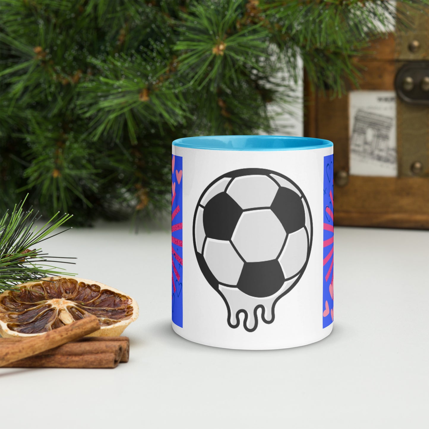 Mug *X* à Intérieur Coloré