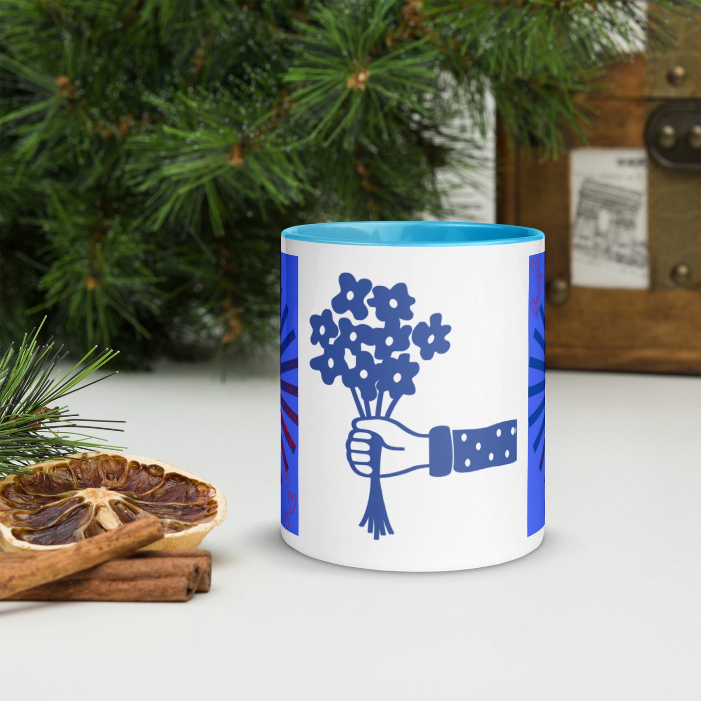 Mug *X à Intérieur Coloré