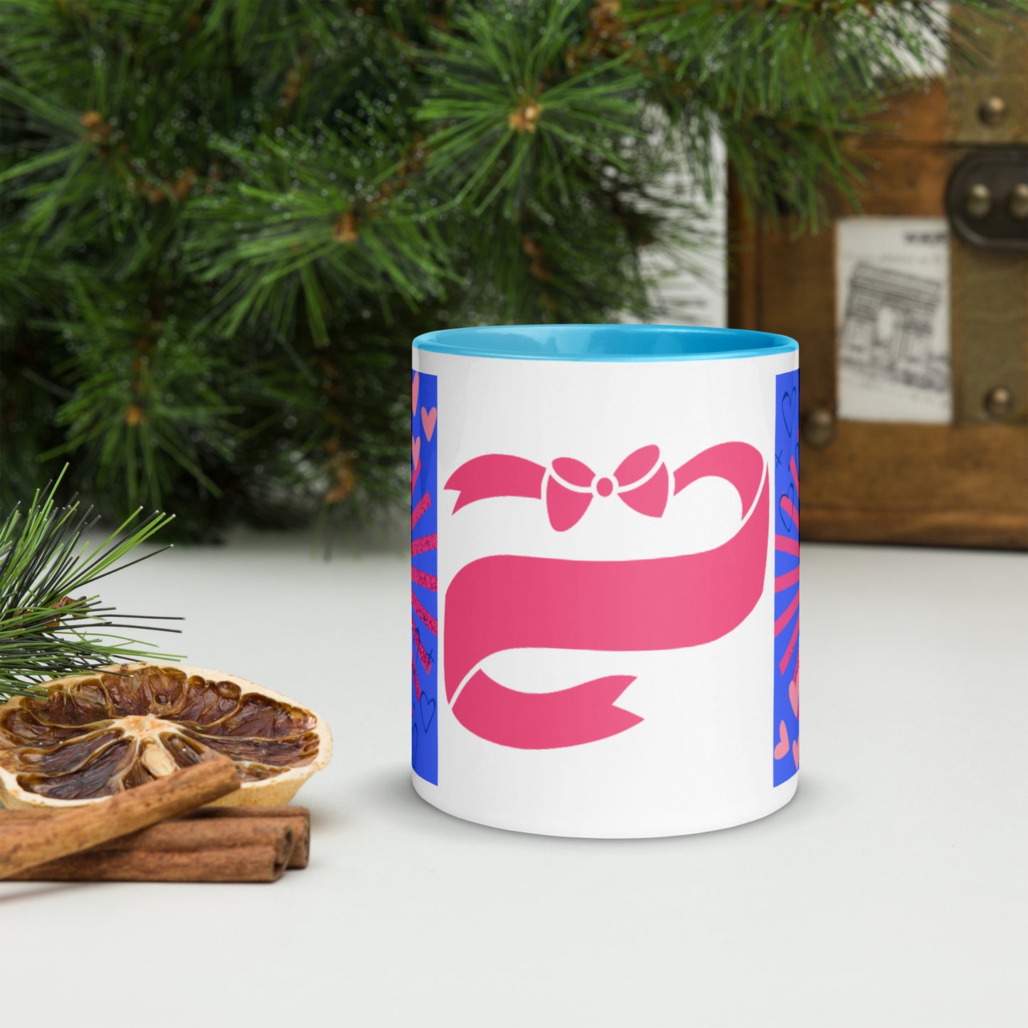 Mug *Q* à Intérieur Coloré