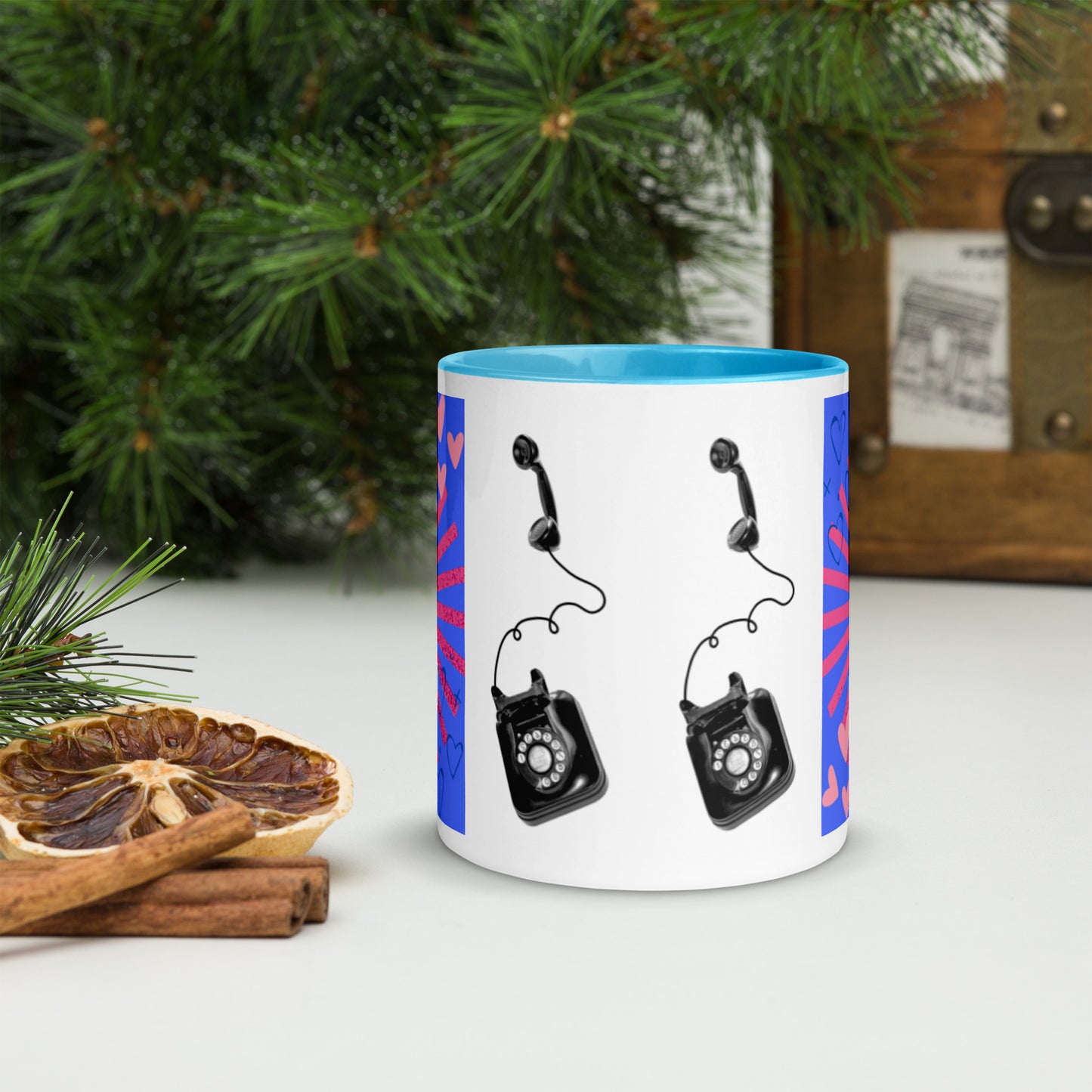 Mug *P* à Intérieur Coloré