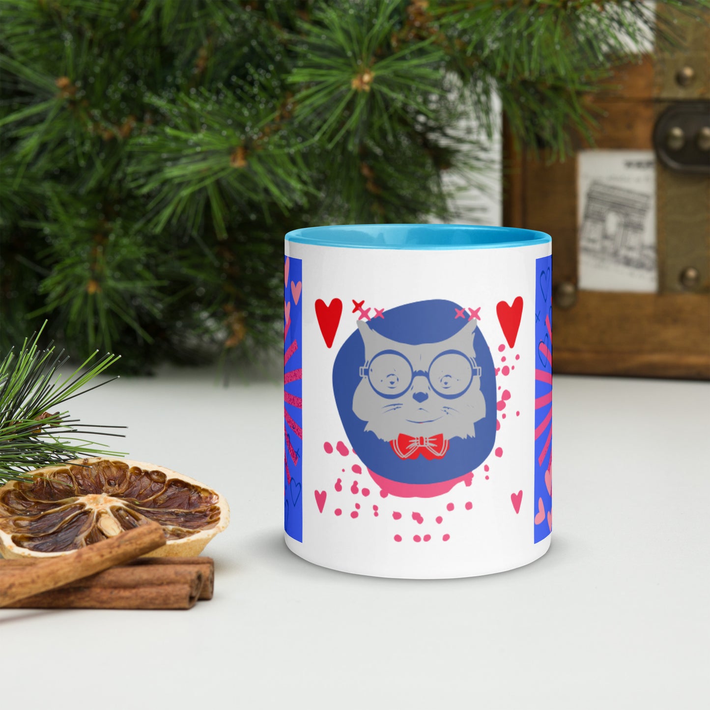 Mug *H* à Intérieur Coloré