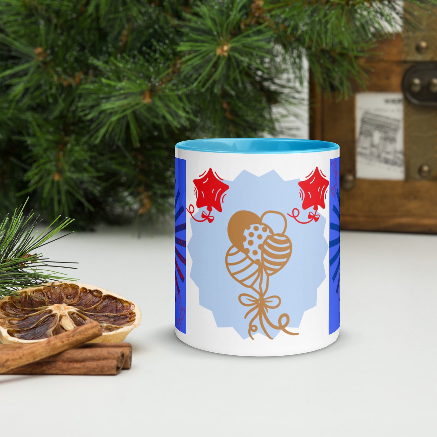 Mug *F à Intérieur Coloré