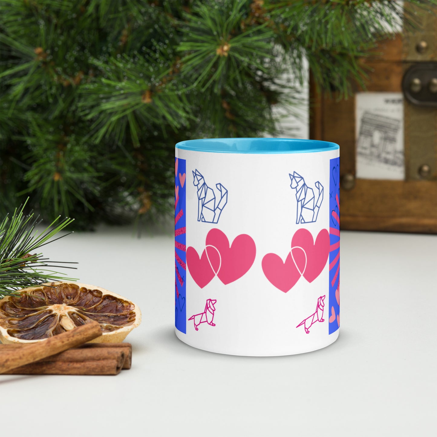 Mug *C* à Intérieur Coloré