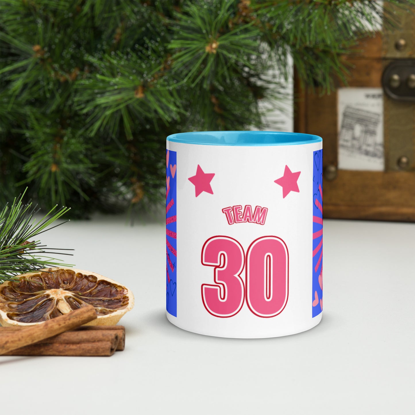 Mug *A* à Intérieur Coloré