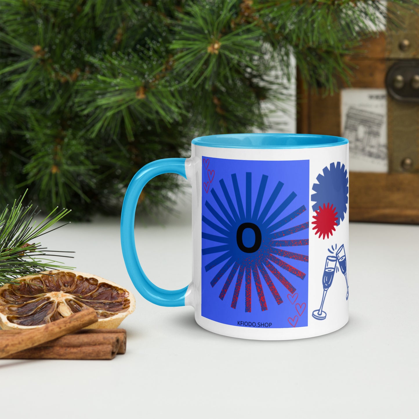 Mug *O à Intérieur Coloré