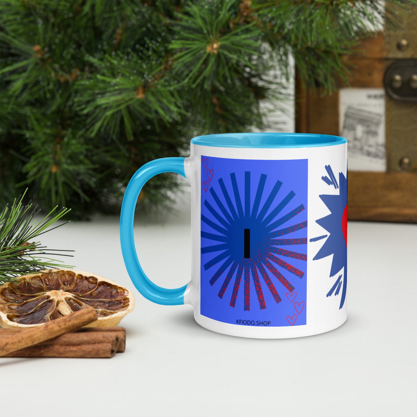 Mug *I à Intérieur Coloré