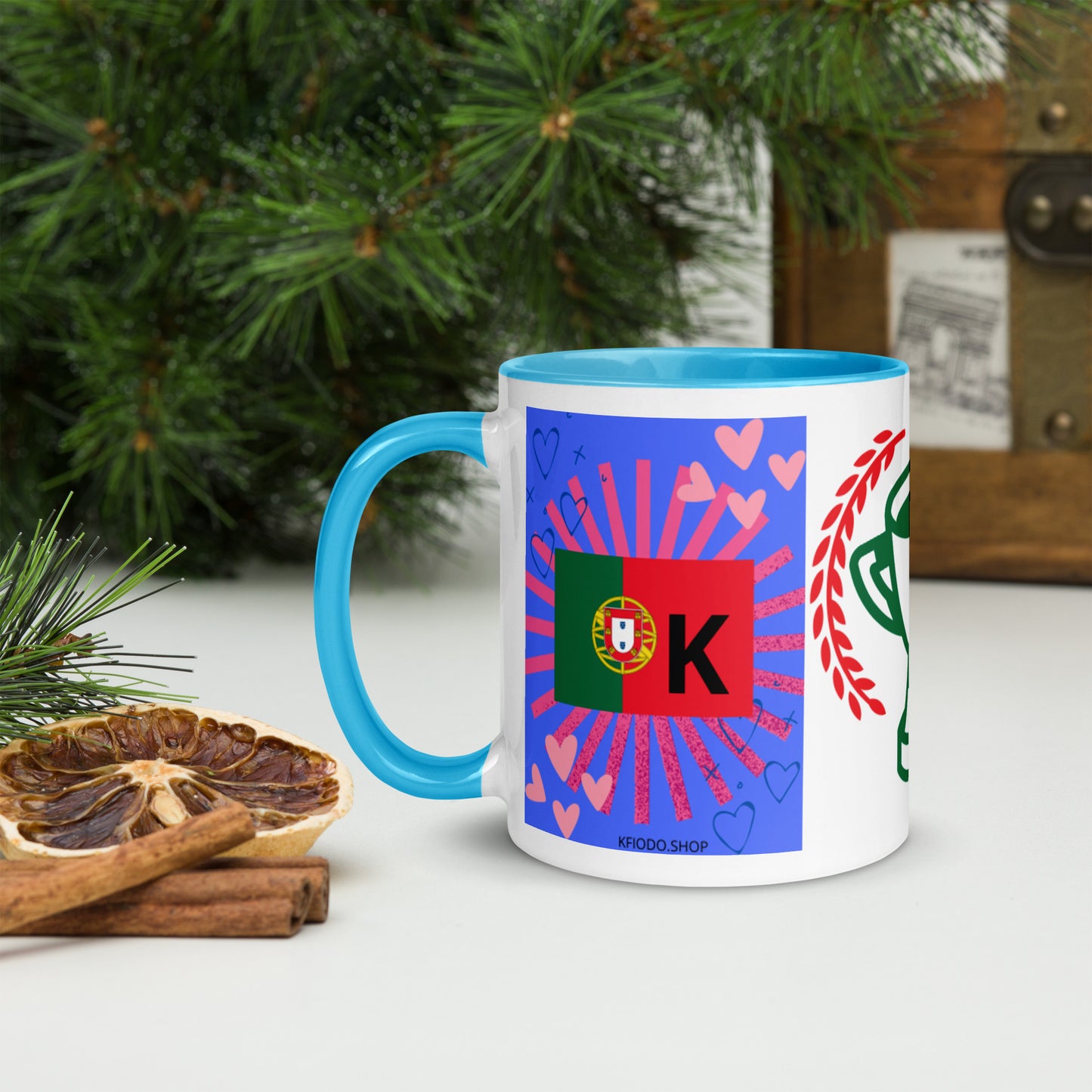 Mug *PORTUGAL* à Intérieur Coloré