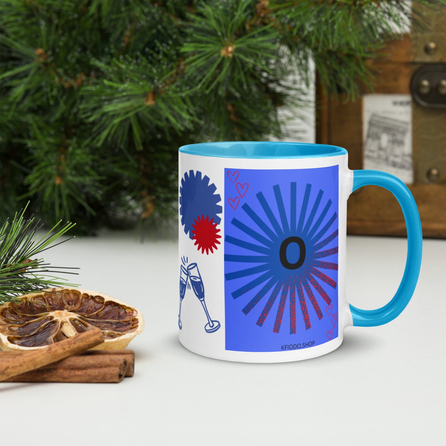 Mug *O à Intérieur Coloré