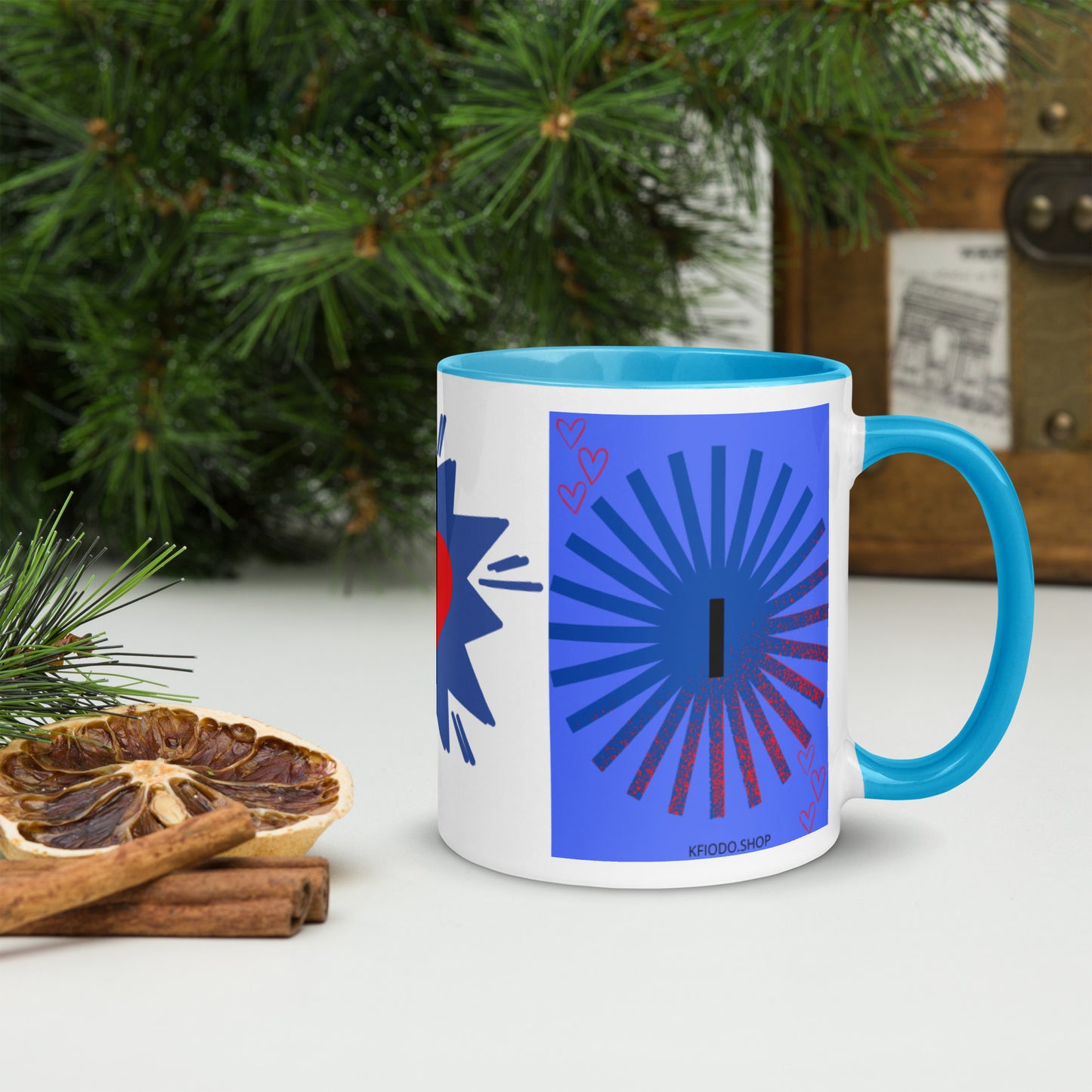 Mug *I à Intérieur Coloré