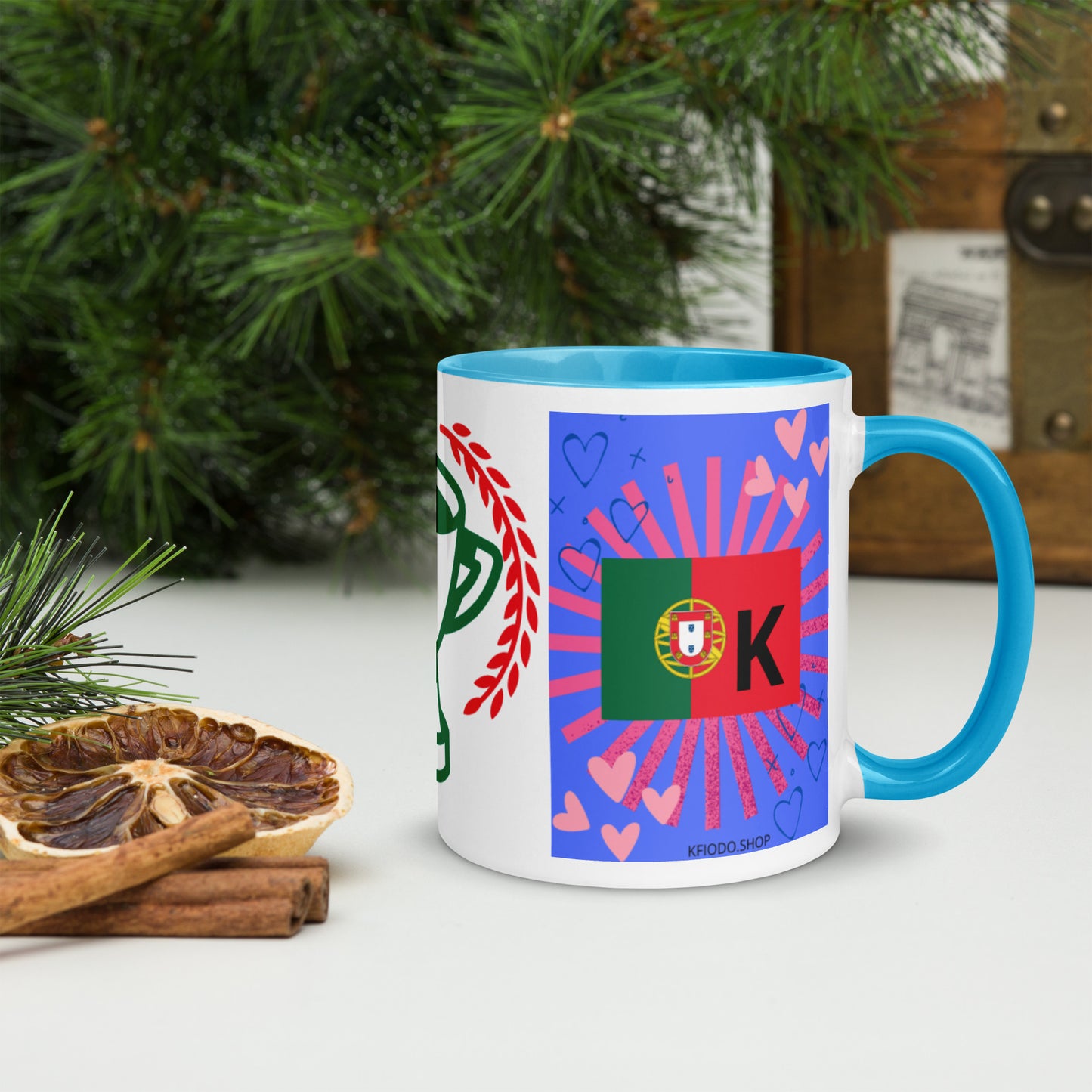 Mug *PORTUGAL* à Intérieur Coloré