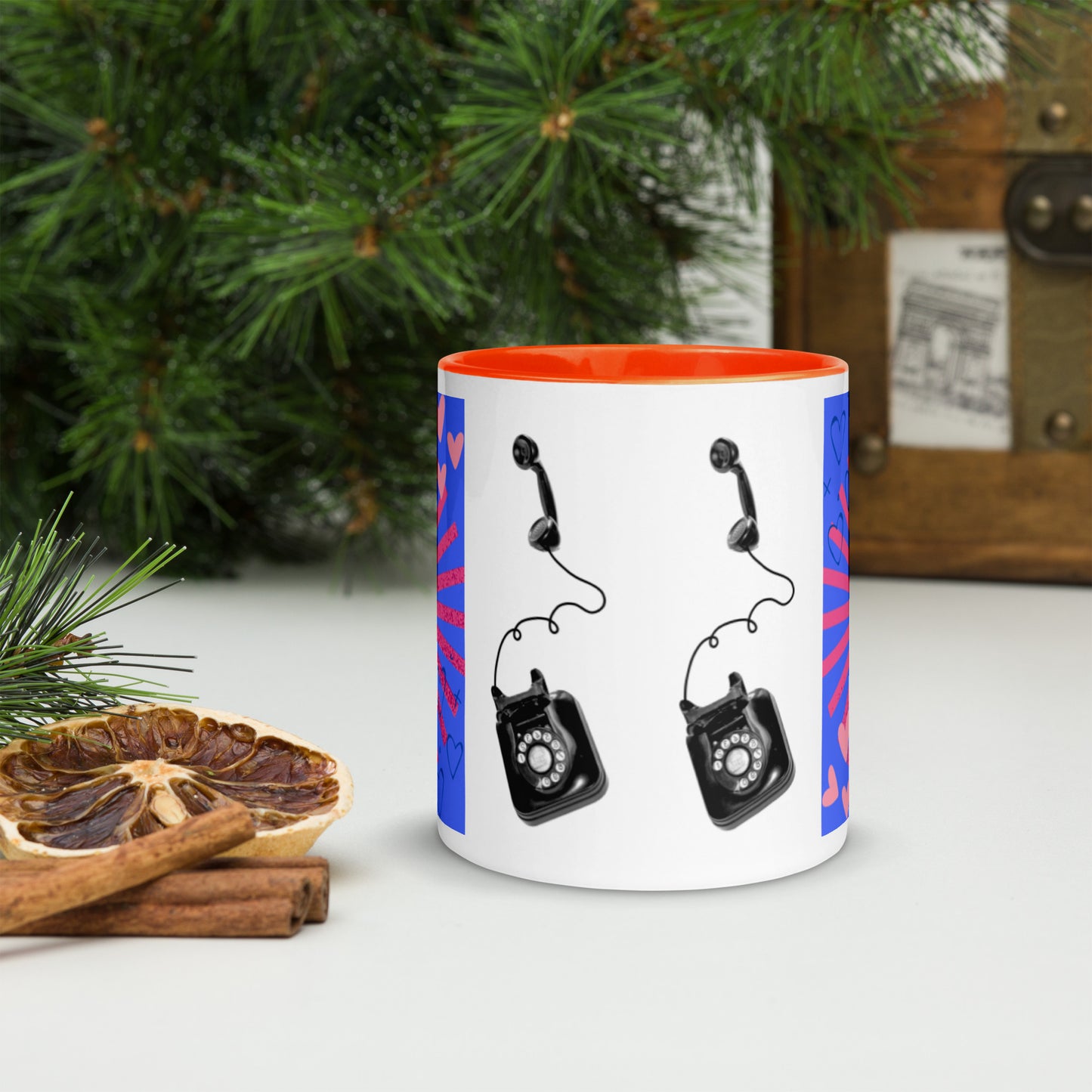 Mug *P* à Intérieur Coloré