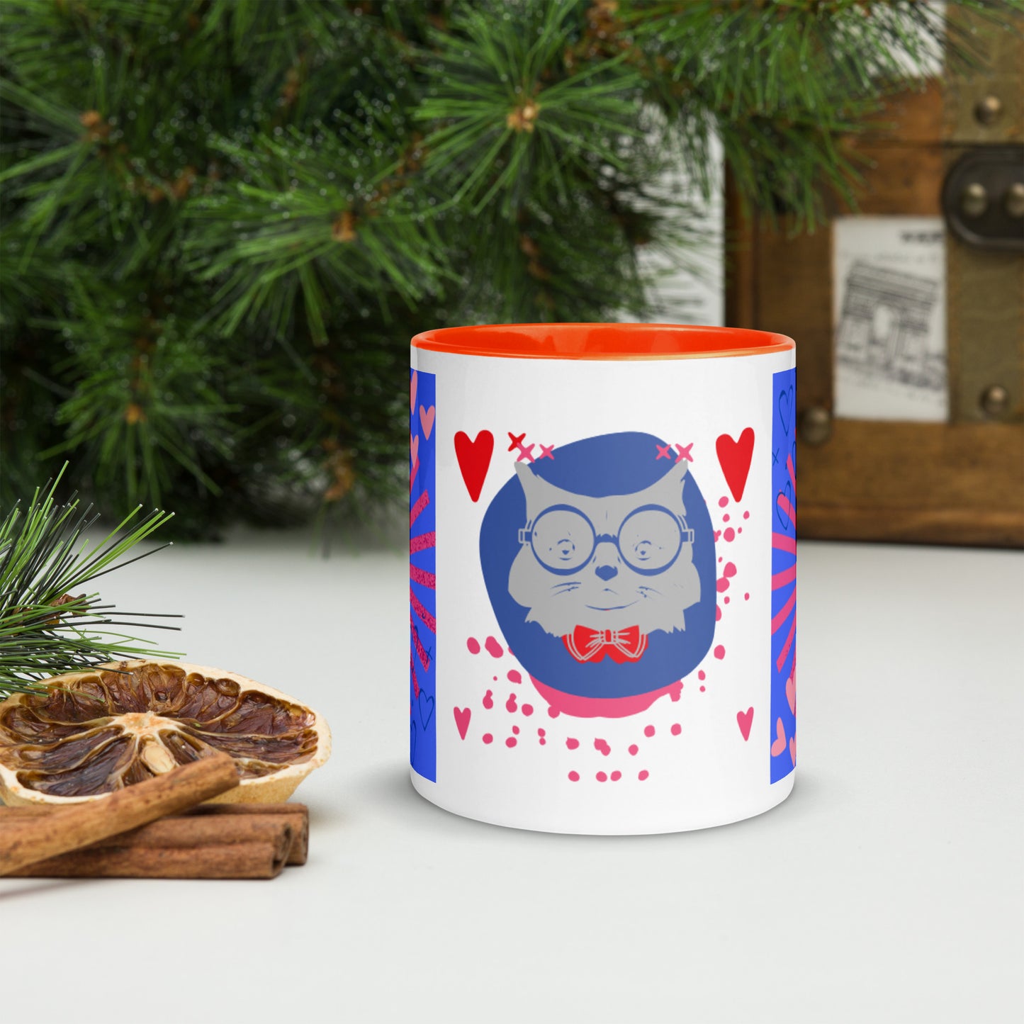 Mug *H* à Intérieur Coloré