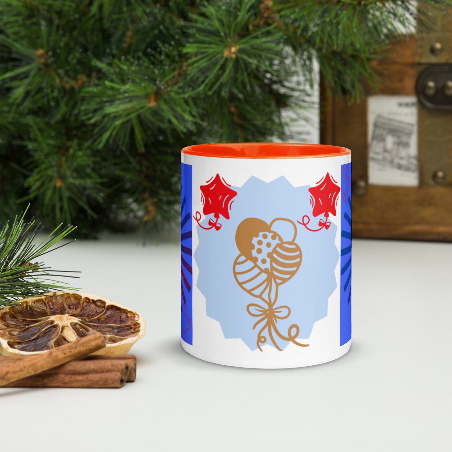 Mug *F à Intérieur Coloré